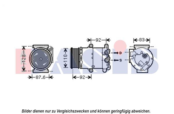 AKS DASIS Kompressori, ilmastointilaite 852554N